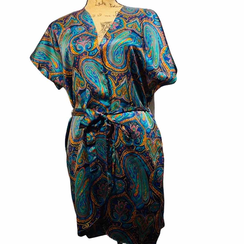 Vintage California Miss Paisley Women’s Robe Small